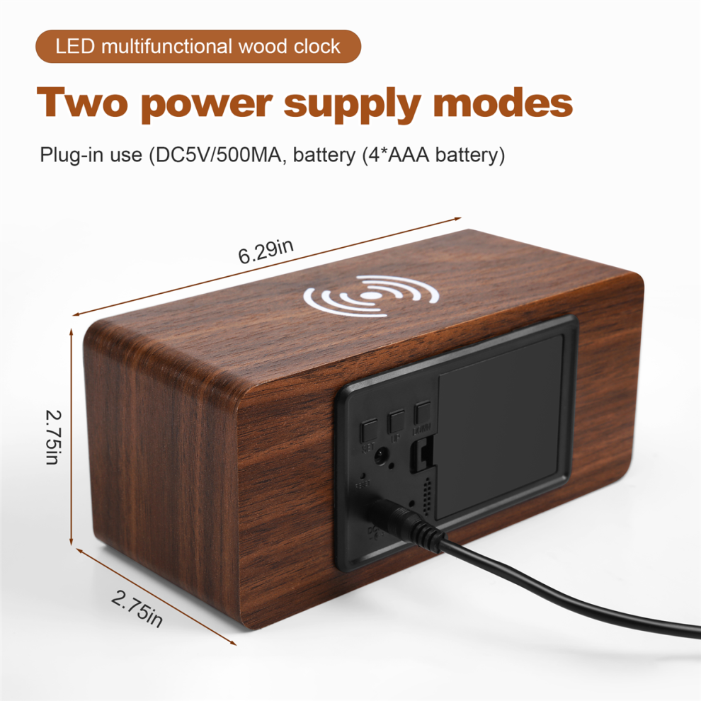 Digital clock Typecat Digital Alarm Clock Temperature Humidity