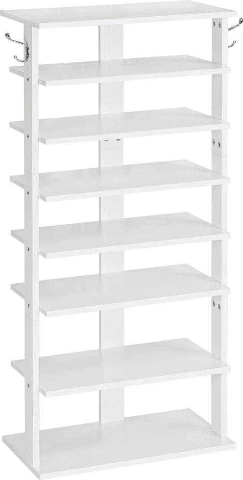 Hoobro Shoe Rack Wooden Narrow Organizer Shoe Rack