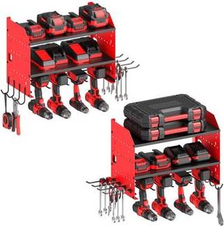 Power tool accessories Xdovet Power Tool Storage Rack Red
