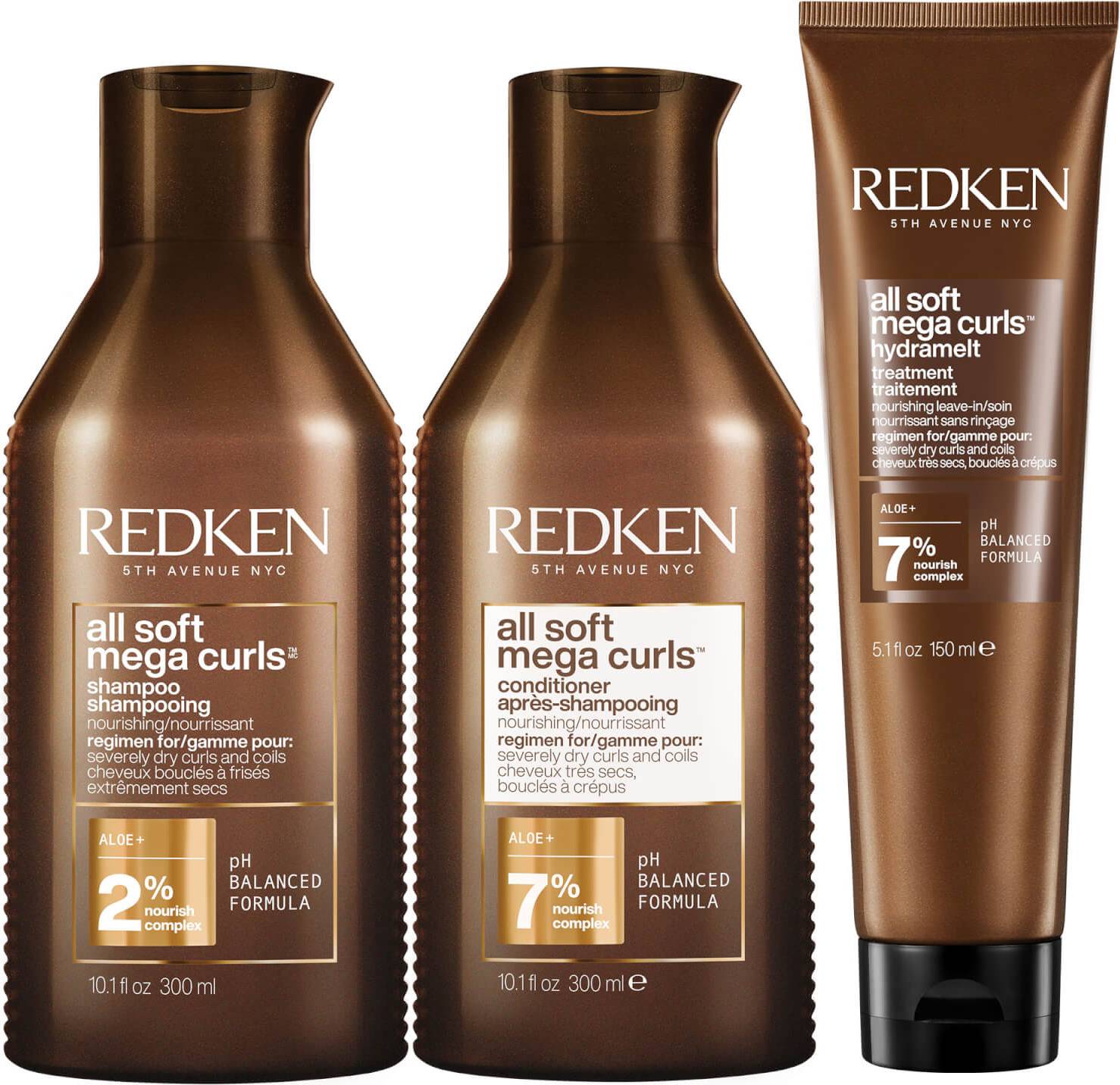 Redken all soft Redken All Soft Mega Curl Intense Hydrating Nourishing Routine Set