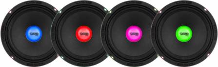 Midbas DS18 PRO-X8.4RGBCAP 8 Inch Midbas RGB LED Belysning 4-Pack