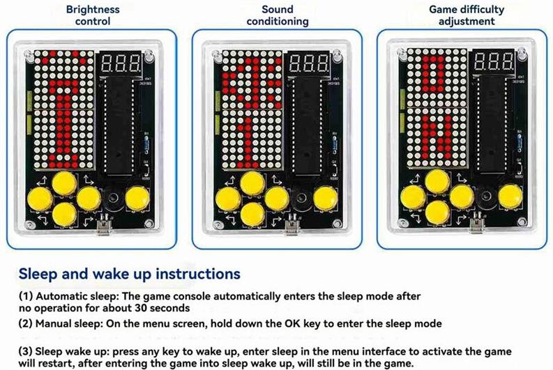 DIY 51 Single-Chip Game Console Kit