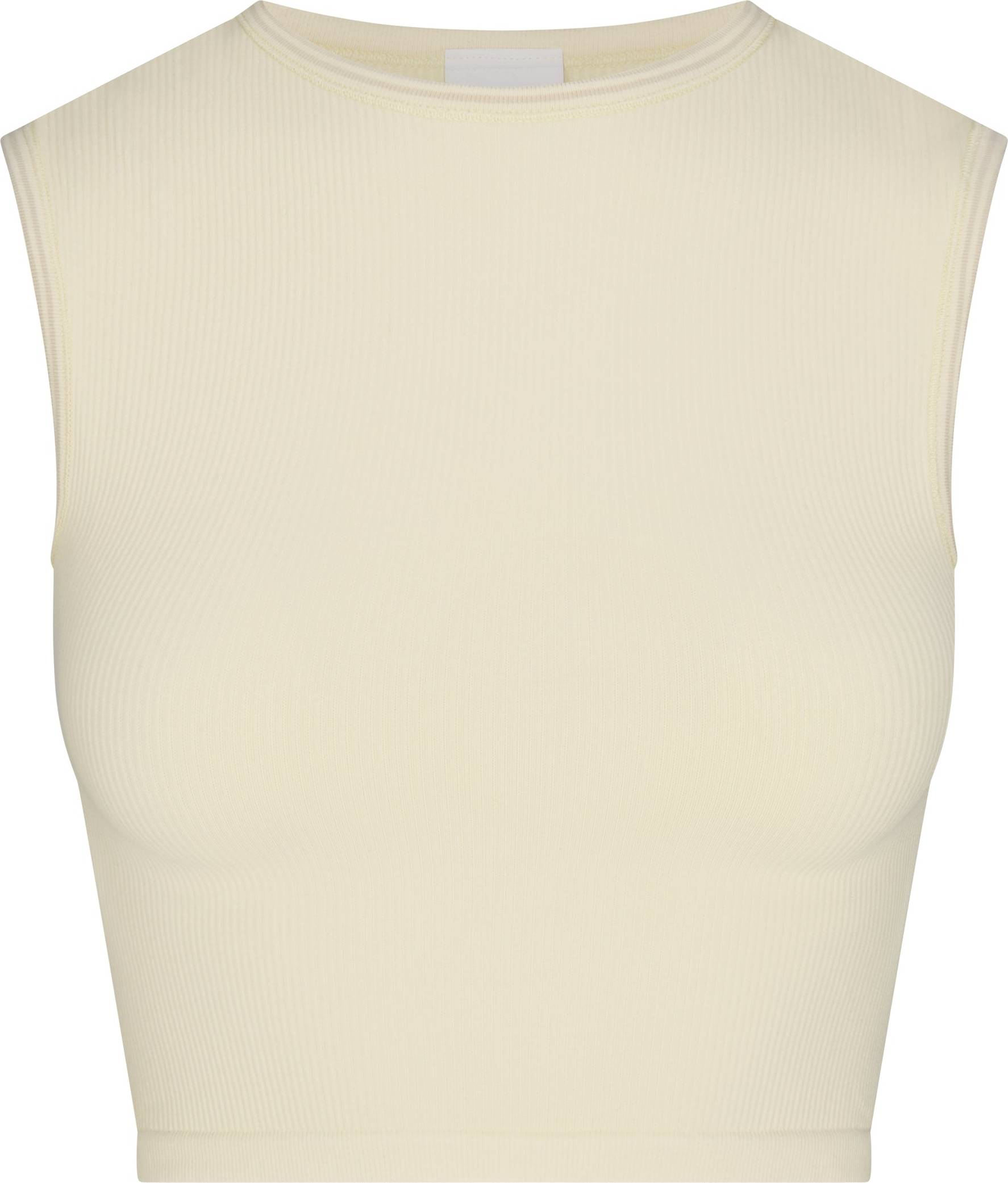 SKIMS Muscle Tank Top Ribbed Seamless - Yellow
