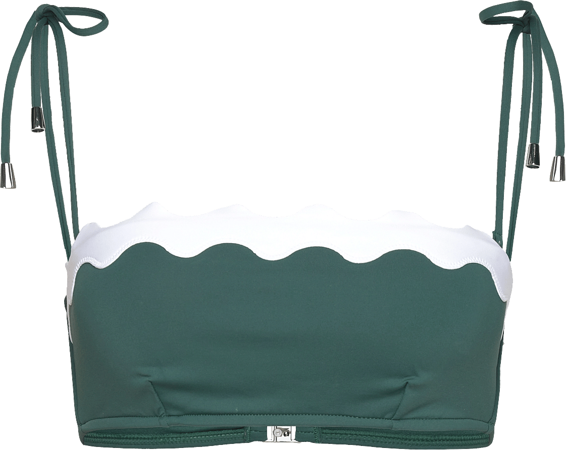 Gia Ric Rac Bustier Bandeau - Green