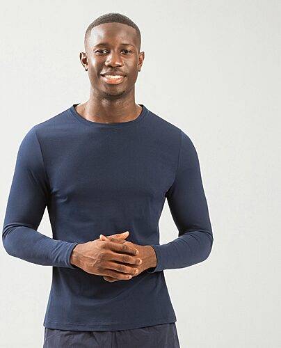 Rash guard men Dolfin Quick Dry Rash Guard Swimsuit Top - Blue