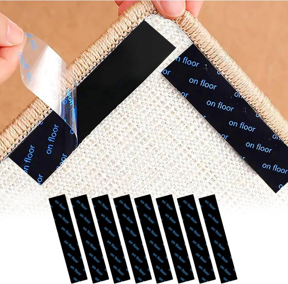 Rug grippers for carpet Reusable Anti-Slip Rug Grippers 8 Pcs