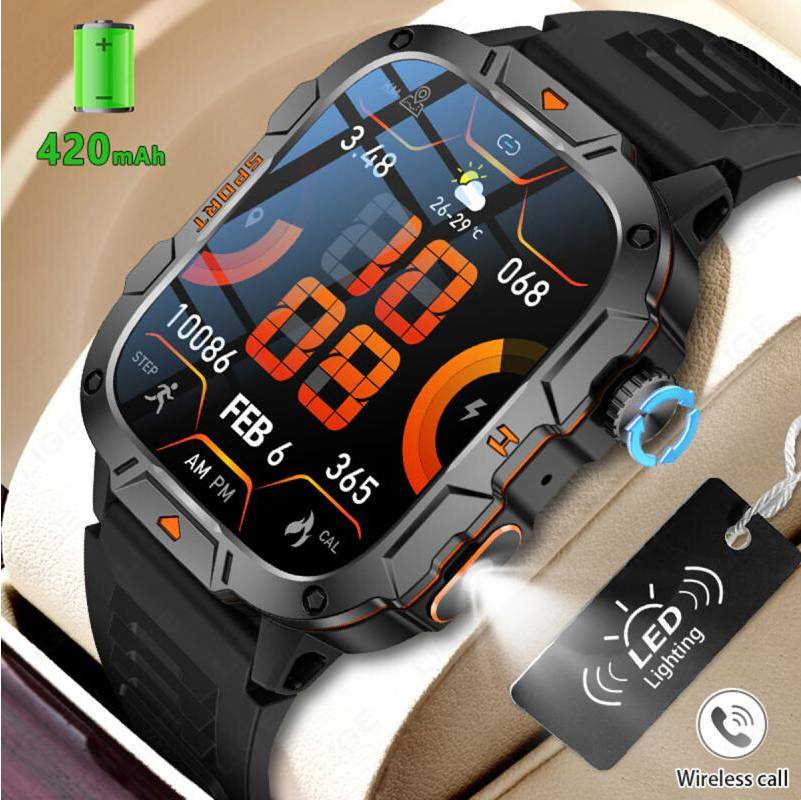 LIGE Smart Watch Bluetooth Call IP67