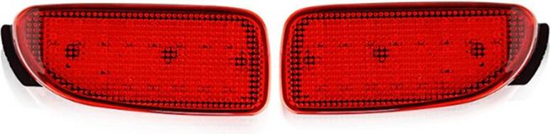 Linse Auto Heckstoßstange LED Rücklicht Bremslicht Reflektor Rote Linse