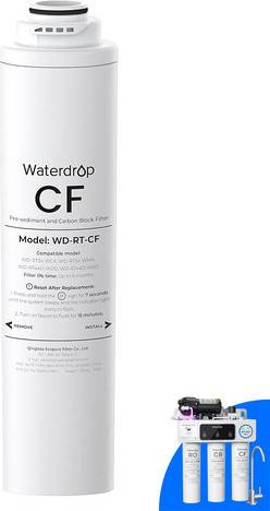 Ro water filter system Waterdrop RT-CF Filter Replacement for All T3 T4 Series RO System