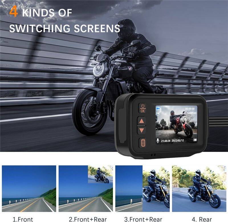 2 Inch HD Dash Cam Front and Rear