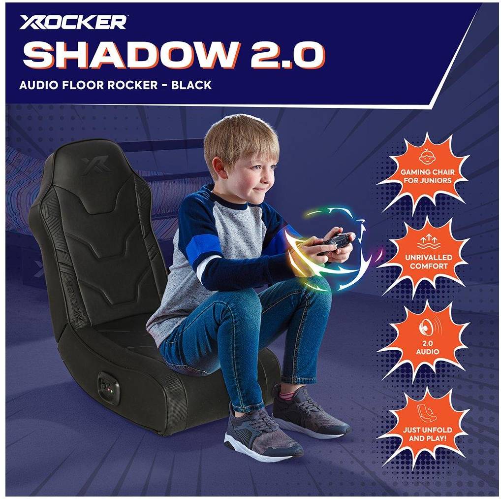Gaming chair for kids X-Rocker Shadow 2.0 Audio Floor Gaming Chair