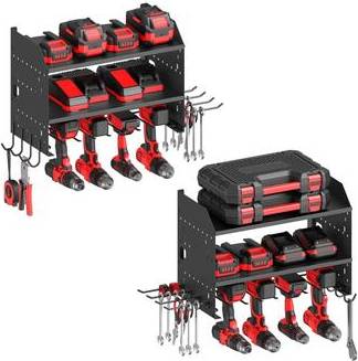 Power tool accessories Xdovet Power Tool Storage Rack Black