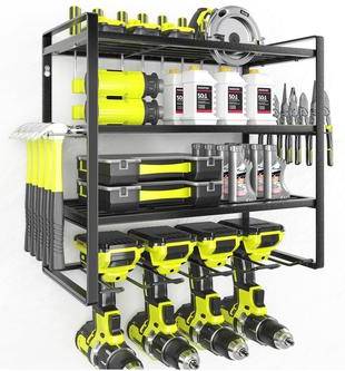 Power Tool Organizer Wall Mount Rack