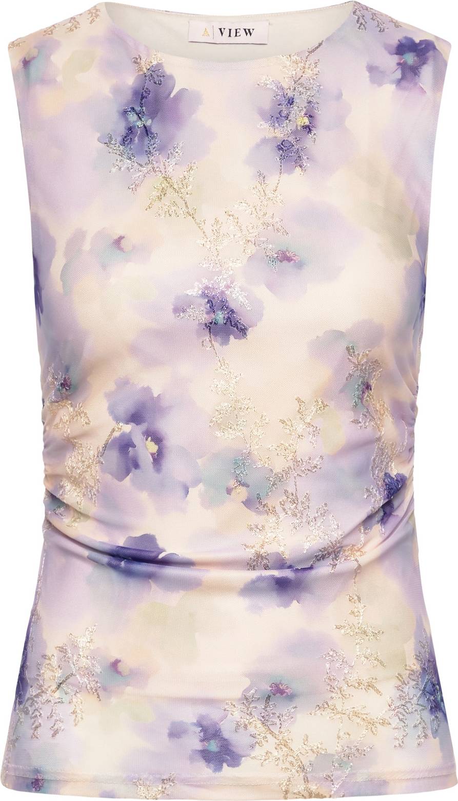 A-View Claudine Top Multi-Patterned
