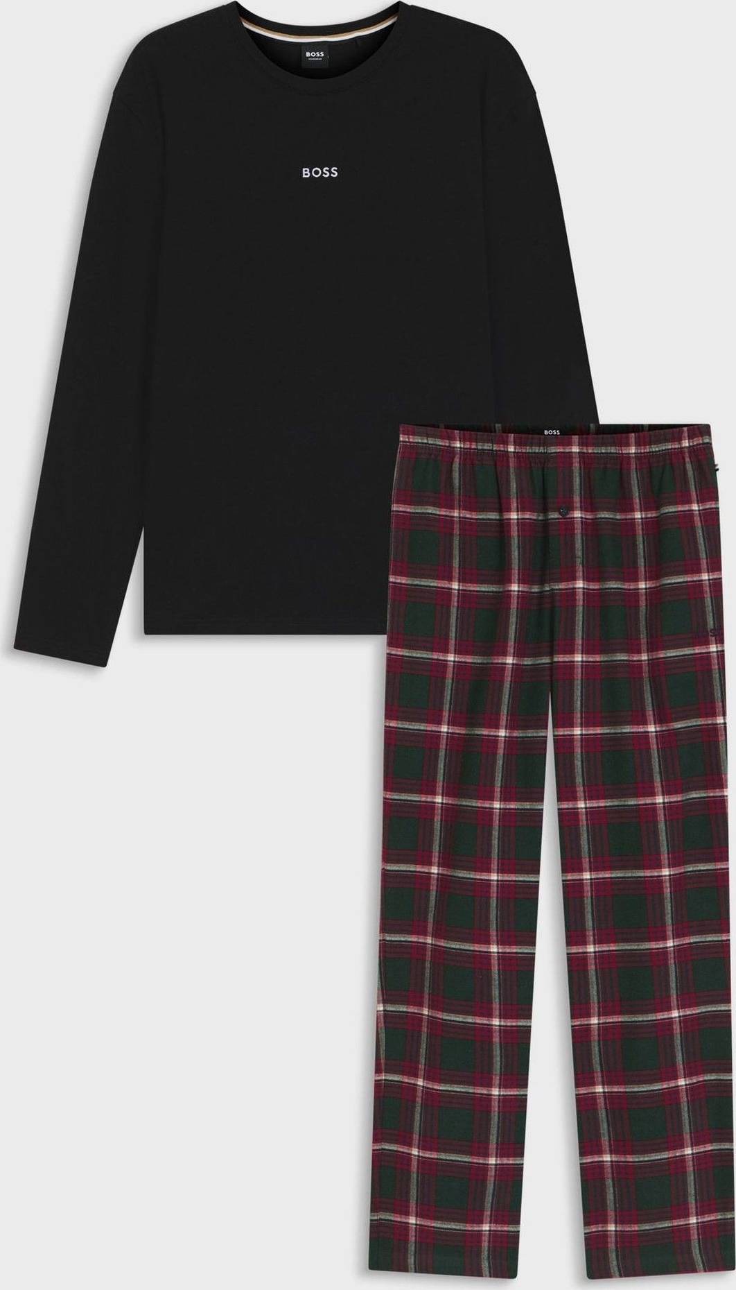 BOSS Red Tartan Classic Pyjamas Gift Set