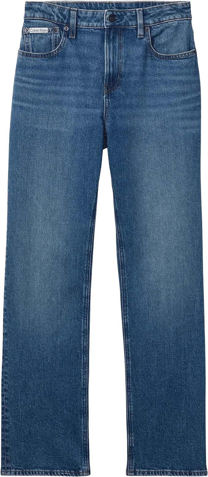 Calvin Klein Jeans High Rise Straight - Blue
