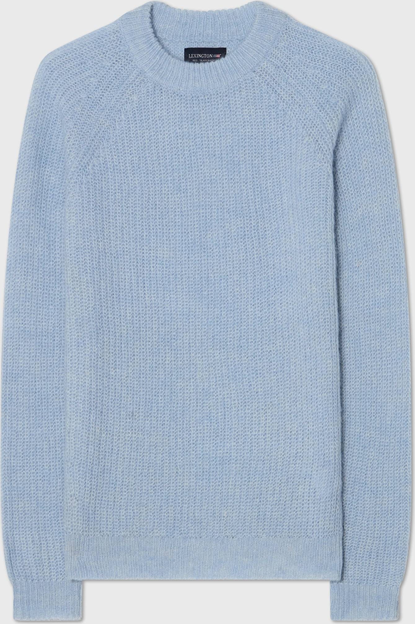 Lexington Alpaca Blend Raglan Sweater - Blue