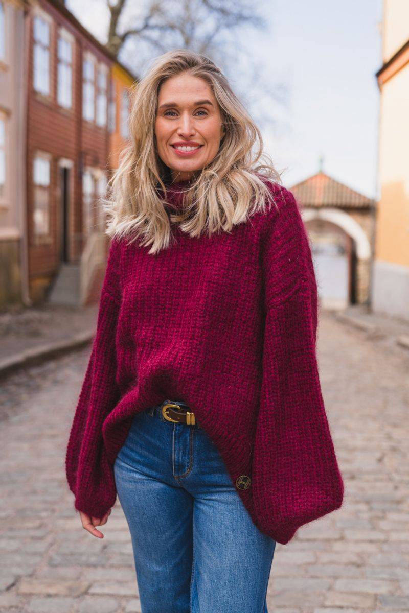 HEST Tia Sweater Rhododendron