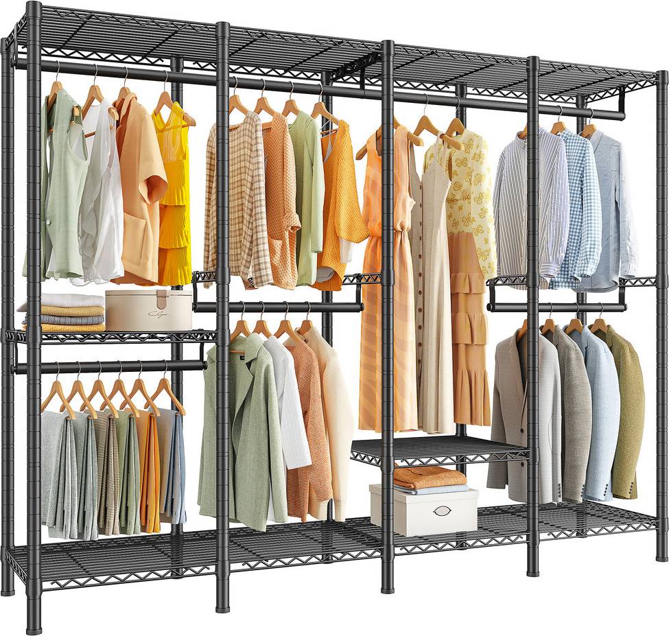 Clothing rack Raybee 75 Inches Width Heavy Duty Clothes Rack Clothes Rack