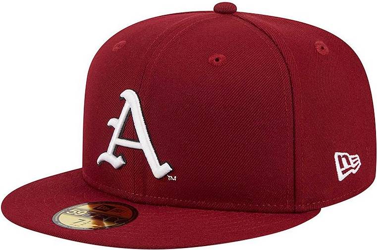 New Era Cardinal Arkansas Razorbacks 59FIFTY Fitted Hat - Red