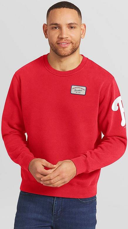 Fanatics Darius Rucker Collection Washed Crew Neck Pullover Sweatshirt - Red