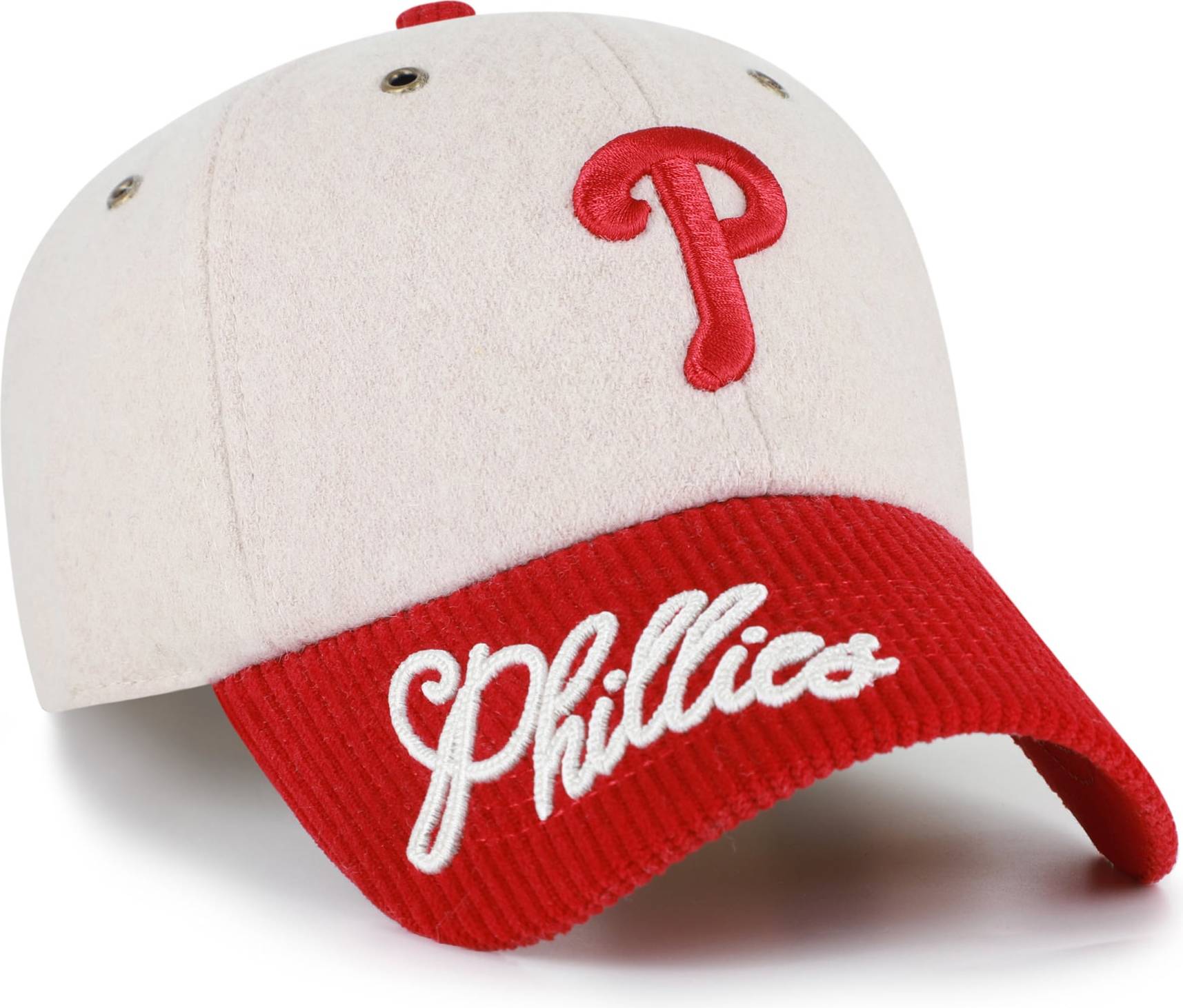 '47 Rope Script Clean Up Adjustable Hat - Natural/Red