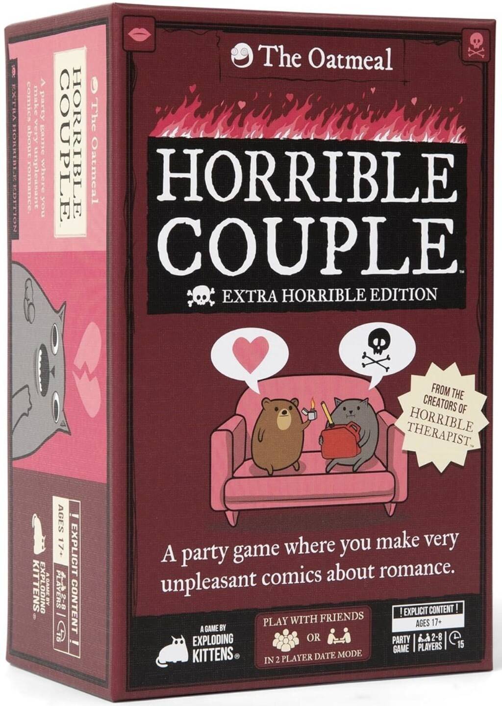 Exploding kittens Exploding Kittens Horrible Couple Extra Horrible Edition