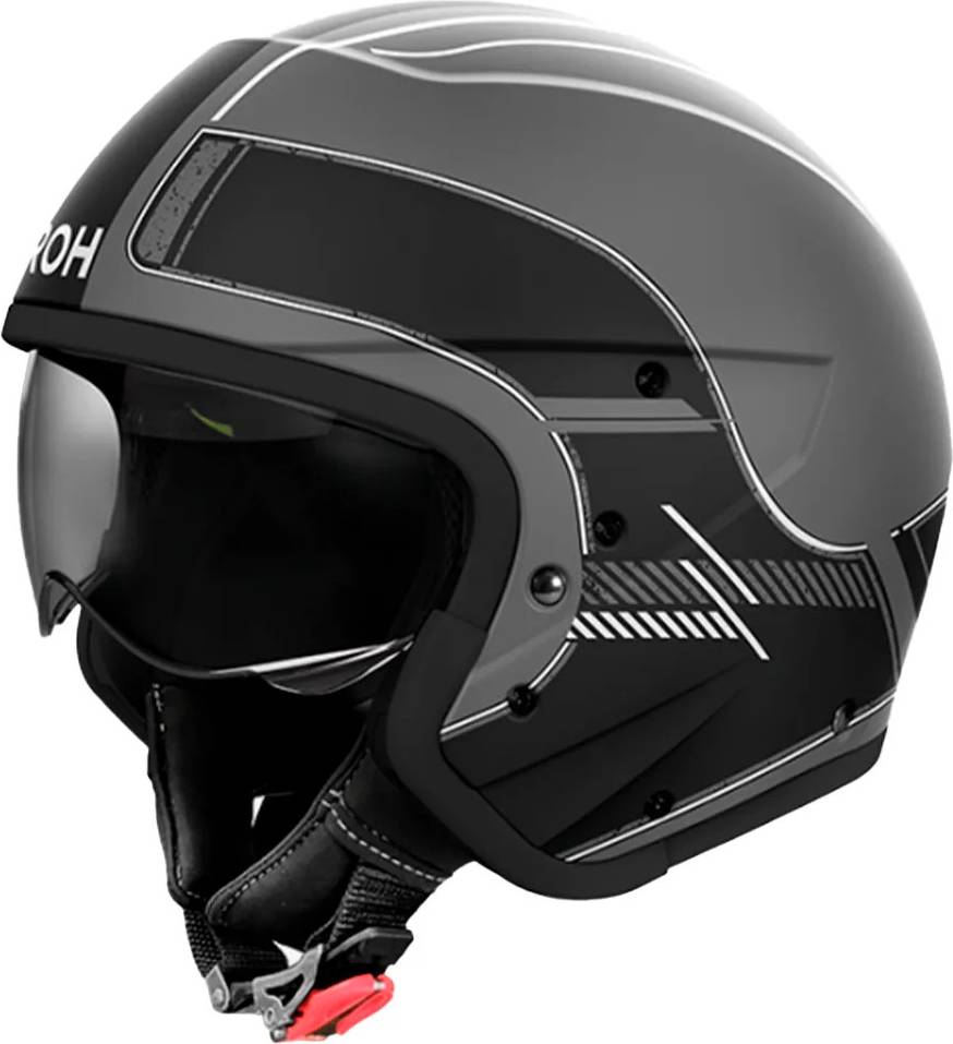 Airoh J110 Raster Convertible Helmet Grey