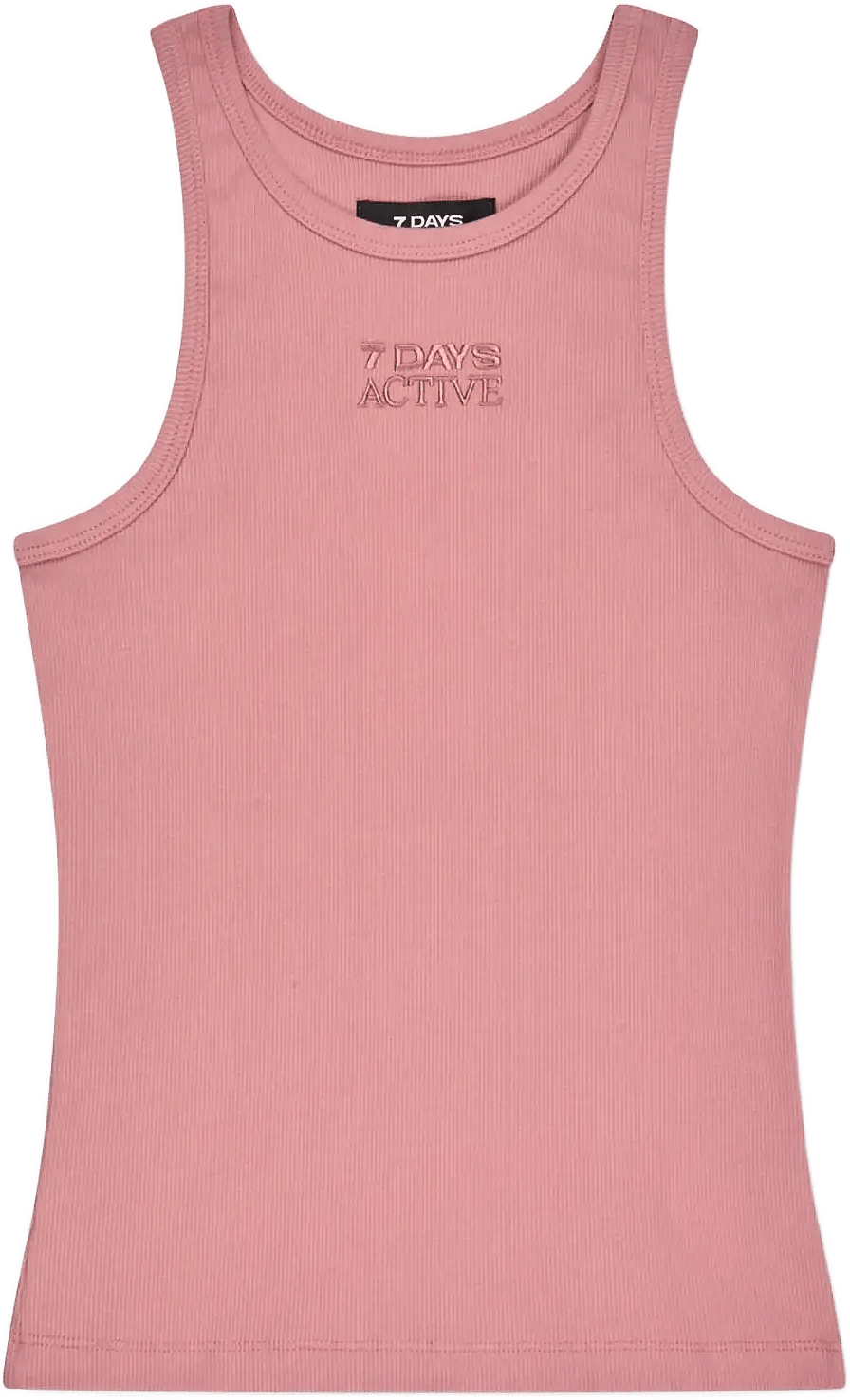 7 Days Active Mind W Rib Tank - Pink