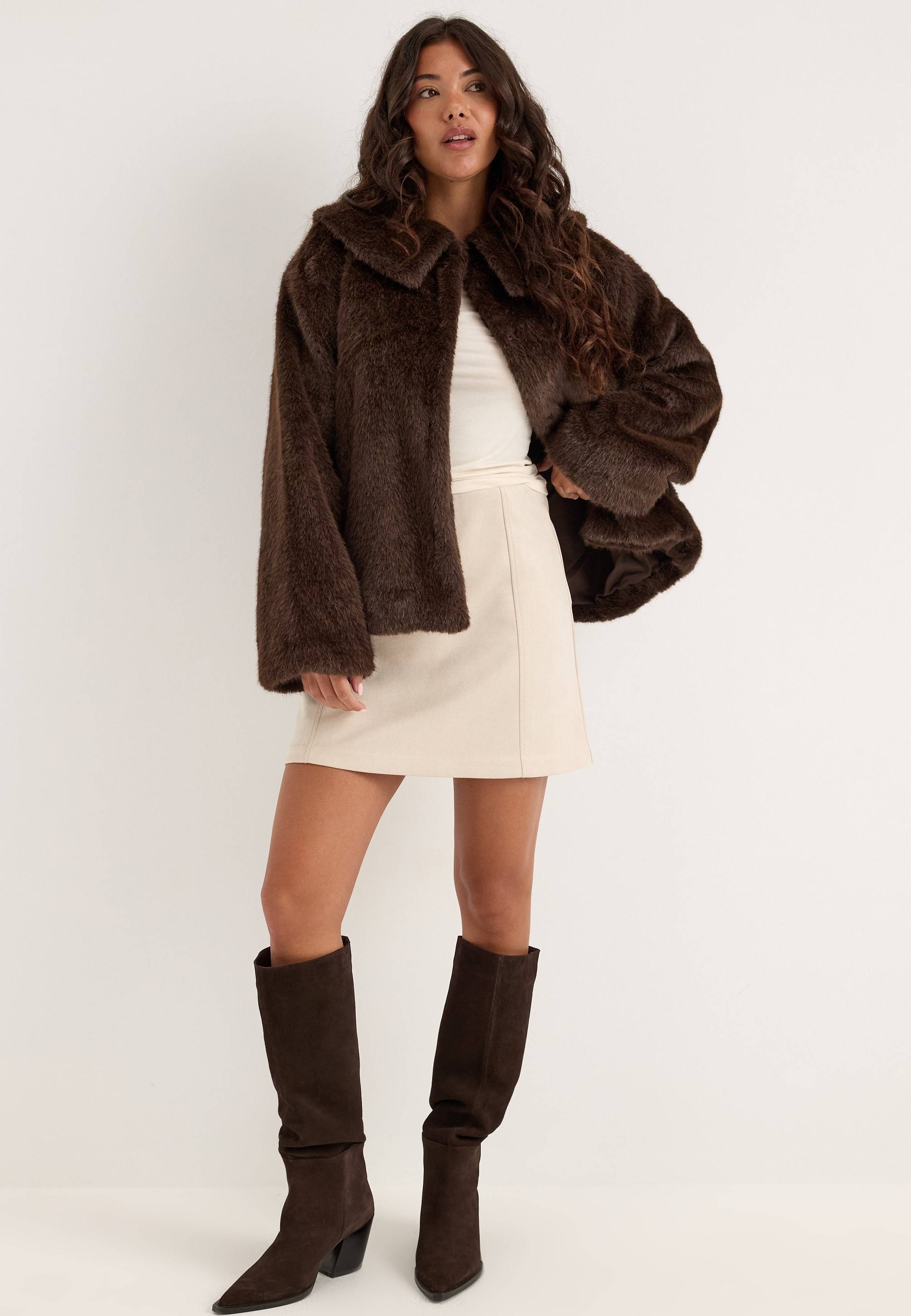 Object Collar Short Jacket