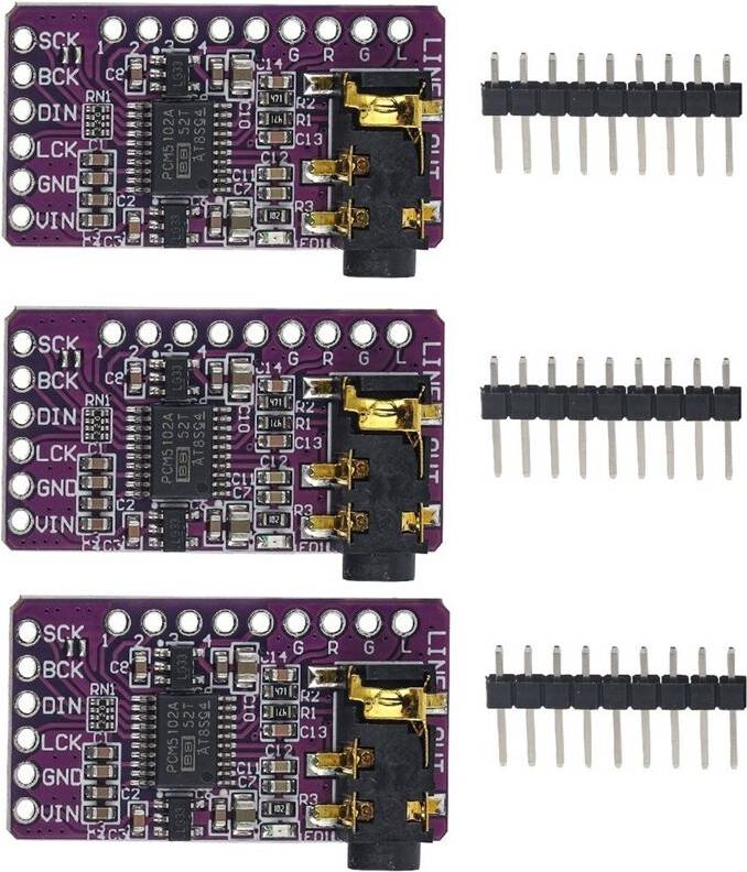 Dac audio Typecat Modules Décodeur DAC Audio Numérique Sans Perte PCM5102