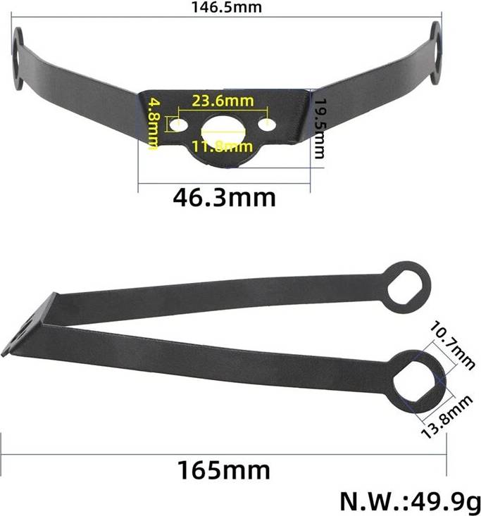 Typecat Rear Sets Compatible with 5 5 Pro 5 Max Electric Scooter