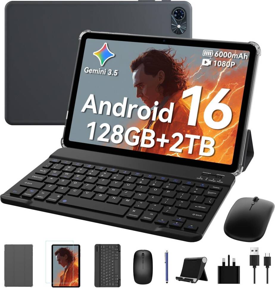 TABWEE Gemini AI 3.5 Android Tablet 10 Inch