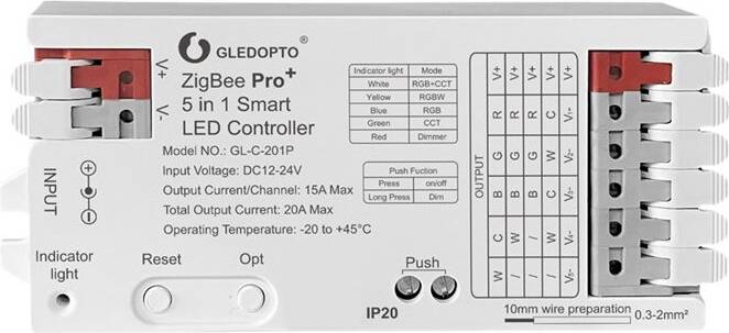 Zigbee led controller Typecat ZigBee 3.0 Pro Plus LED Controller 20A
