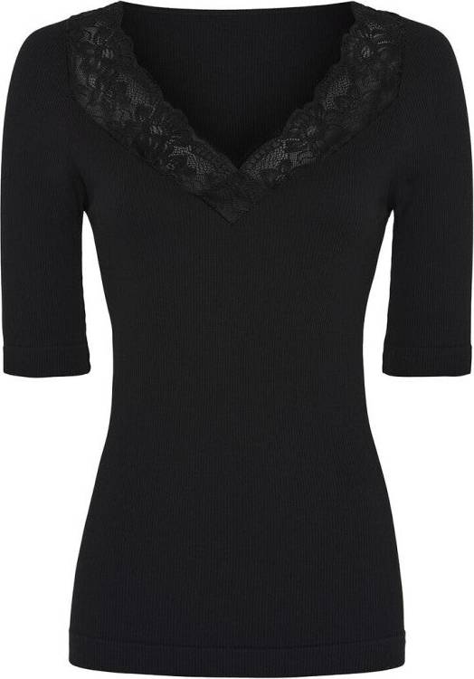 Tim & Simonsen Belen Rib T-Shirt Kæ Sort