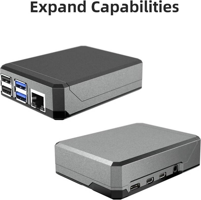 Raspberry pi 4 Raspberry Pi 4 Aluminum Metal Shell Case