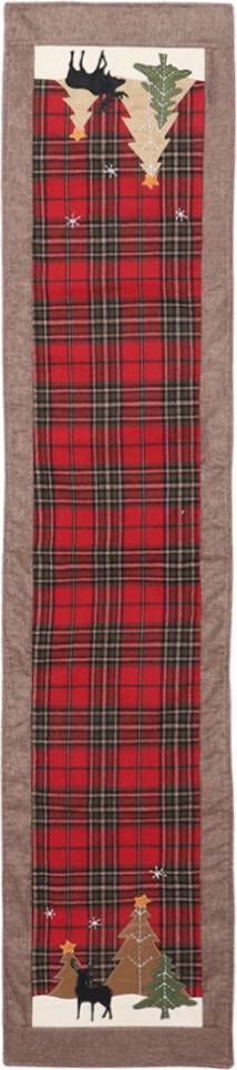 Metallic Fabric Table Runner Durable Colorful Multicolour