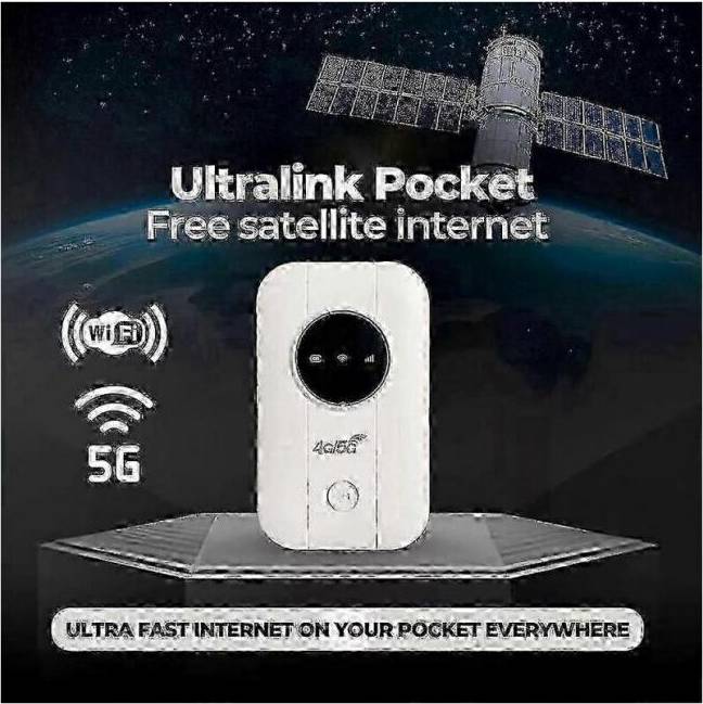 Ultralink Pocket Portable Satellite Internet Router