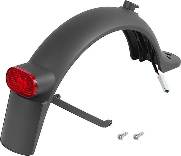 Typecat Rear Mudguard Assembly with Tail Light Bracket Screws