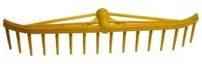 Plastik Garden Rake 16-Teeth
