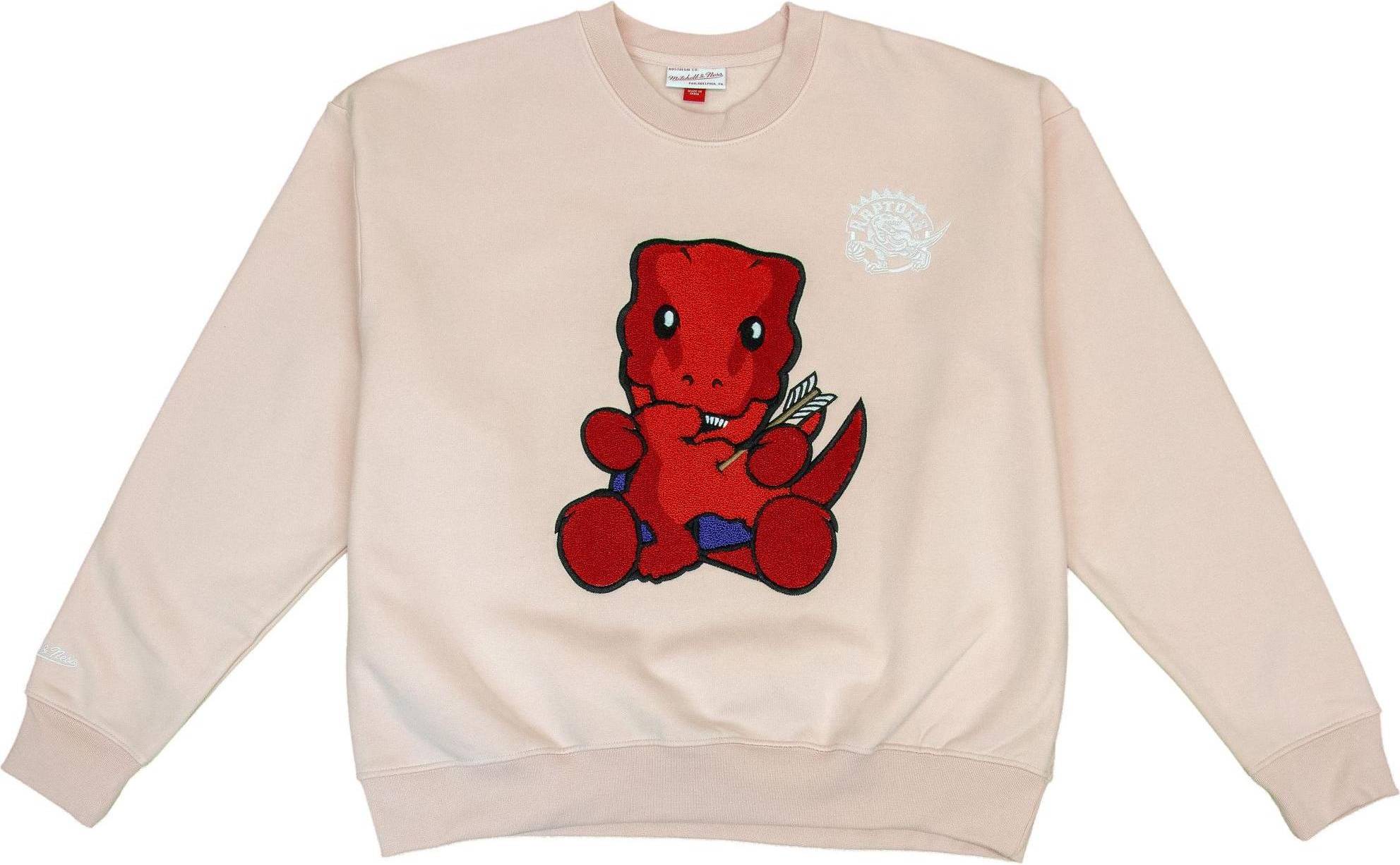 Mitchell & Ness Boxy Pullover Love Toronto Raptors Rosa/Pink