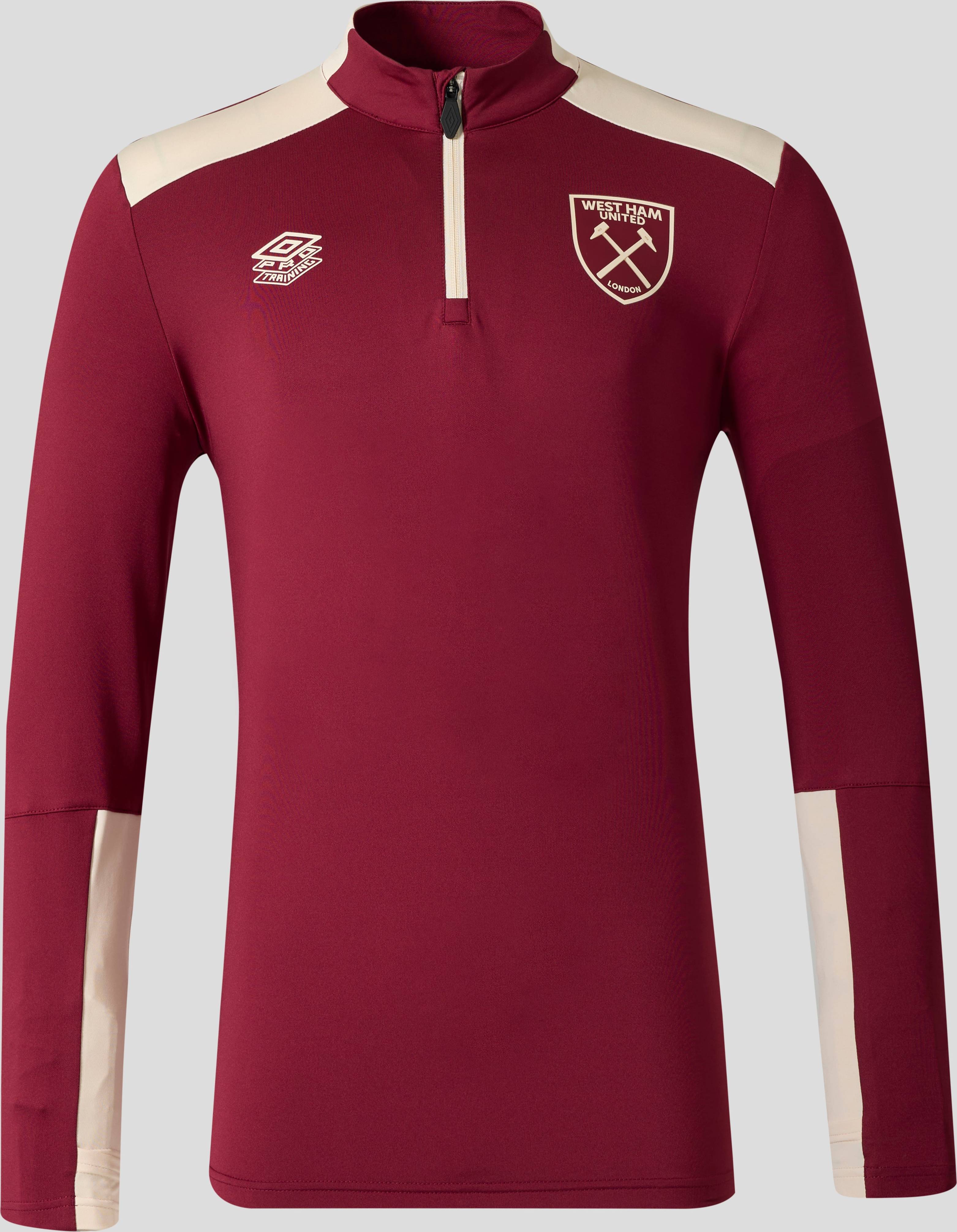 West Ham United F.C. Pro Training Midlayer Top - Rhododendron