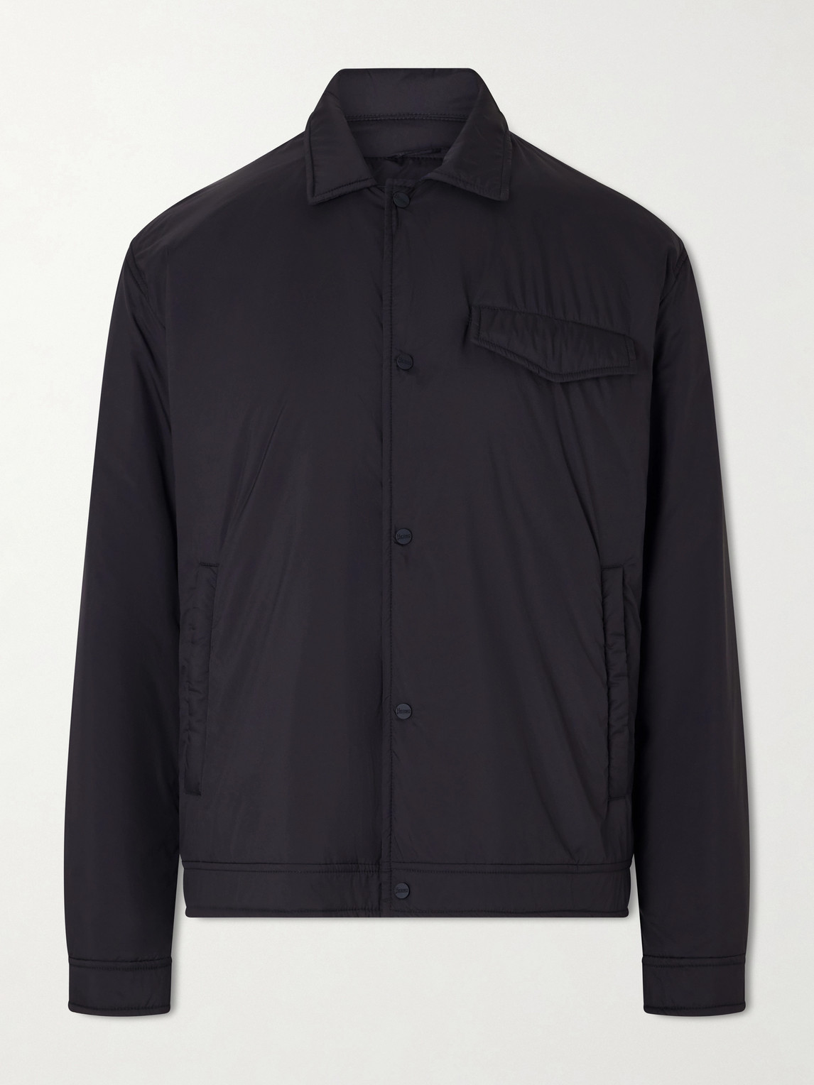 Herno Zip-Up Shell Jacket - Blue