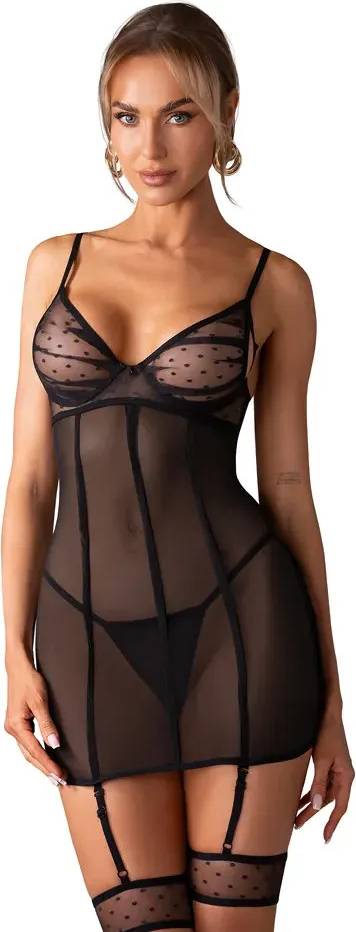 Obsessive Nuites Ruffled Chemise
