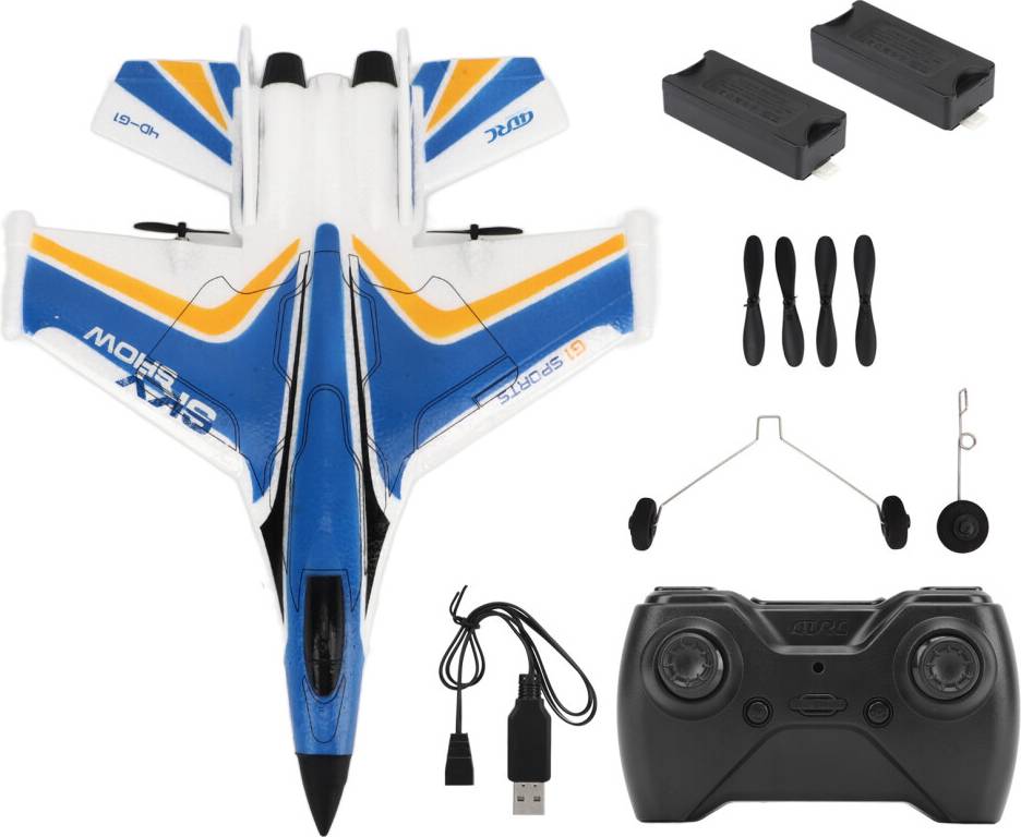 Remote control plane for kids EPP RC Plane with 6-Axis Gyro Stabilization Remote Control