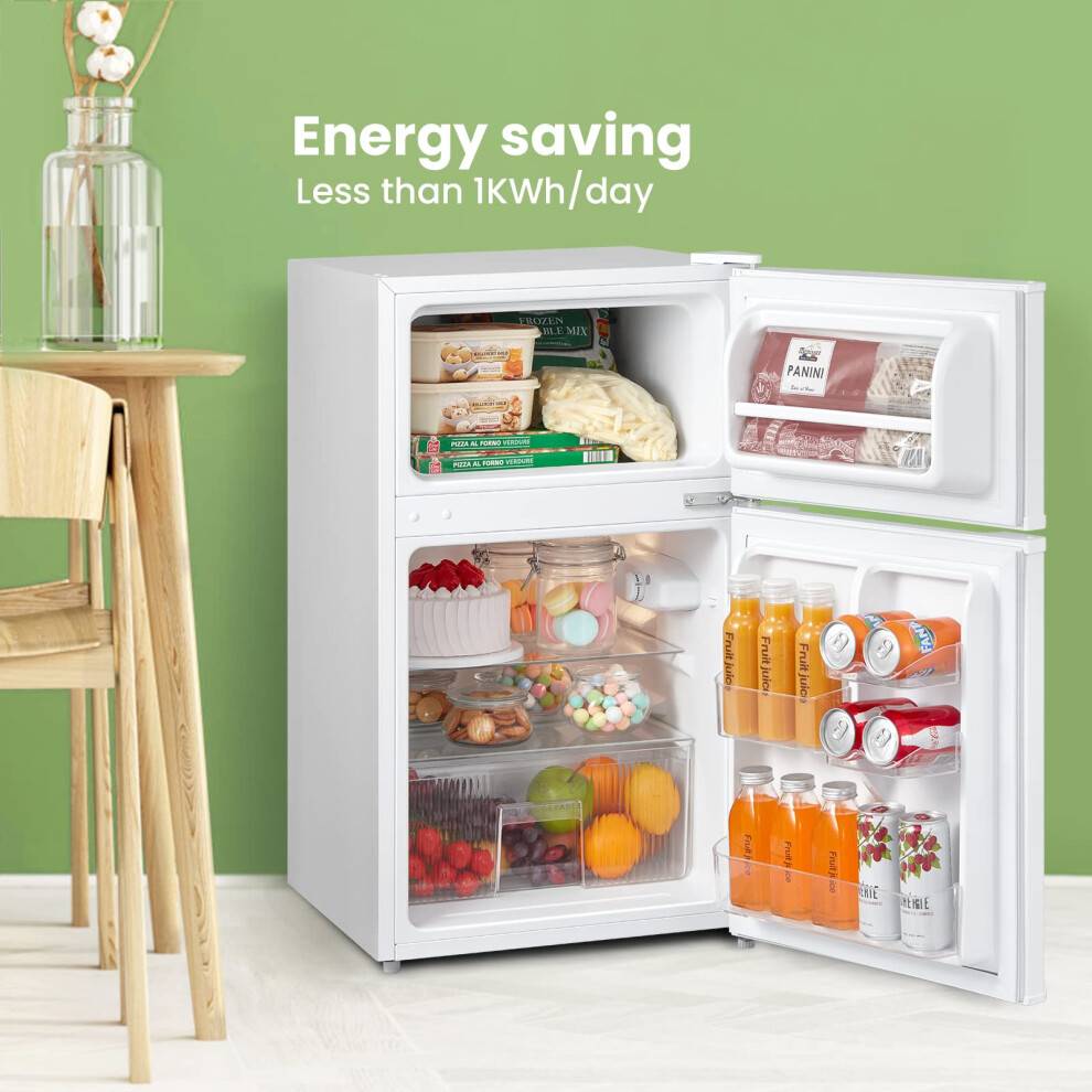 Under counter fridge freezer Comfee RCT87WH2E Under Counter Fridge Freezer 87L