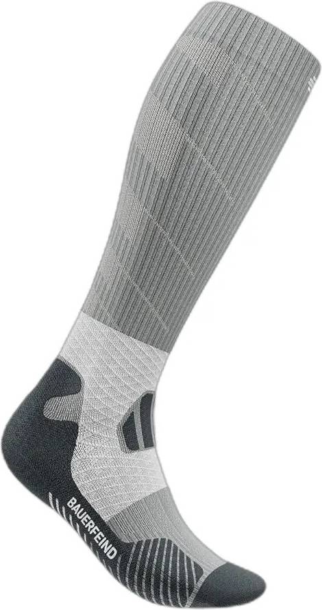 Bauerfeind Trail Run Compression Socks High Cut Graphite Grey