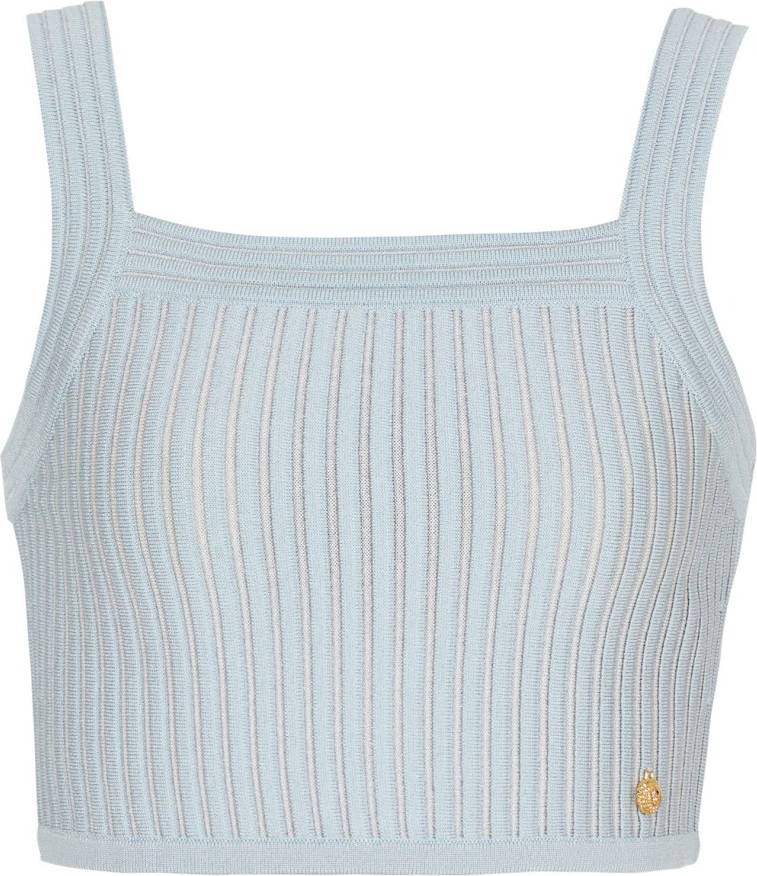 Balmain Textured Stickad Topp Toppar - Polyester