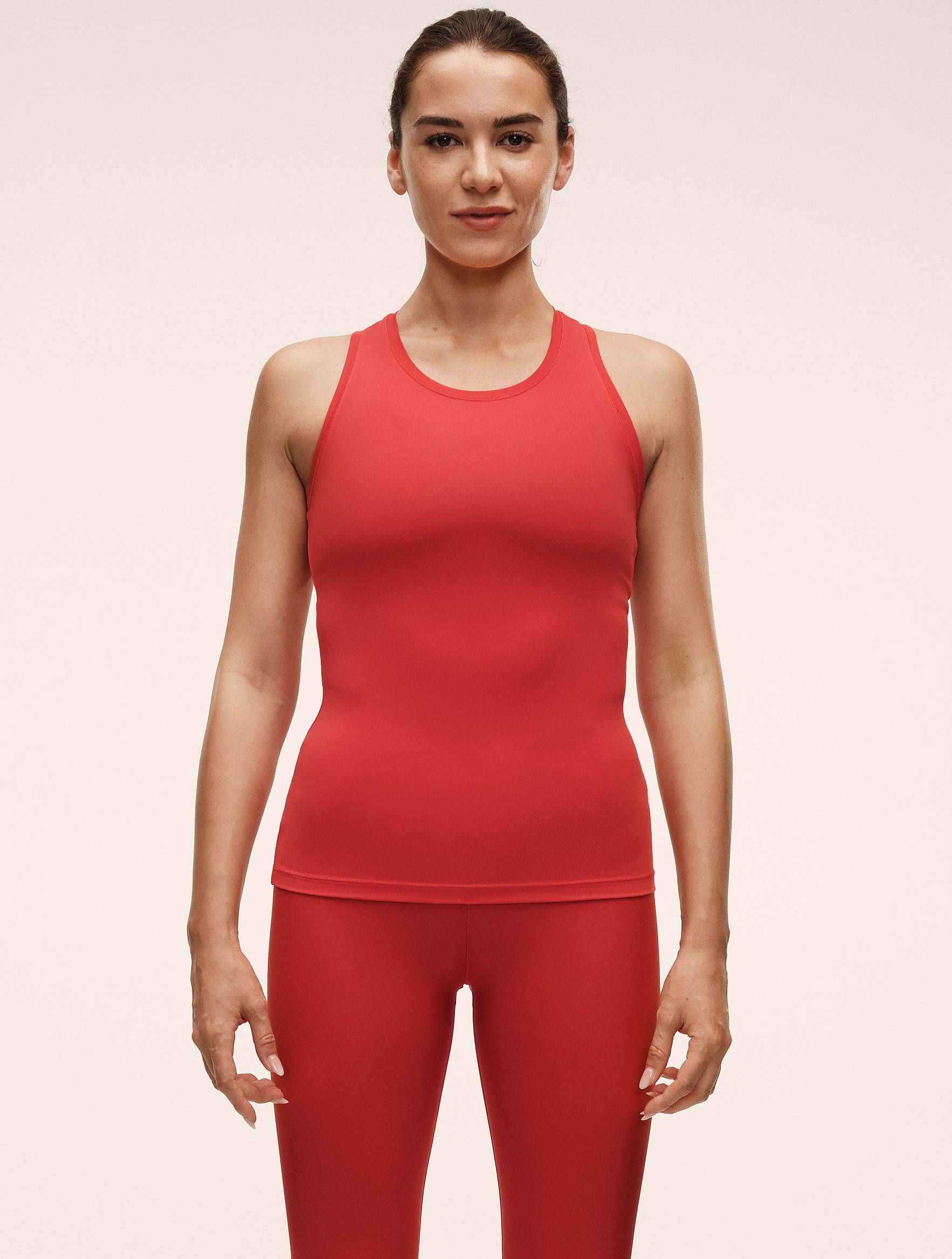 Casall Essential Racerback Tank - Brick Red