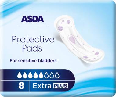 Asda Protective Incontinence Pads Extra Plus
